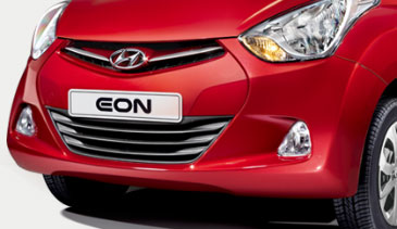 Hyundai Eon - Chrome grille and large intake