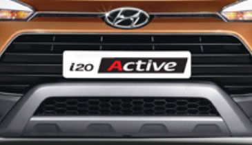 i20 Active - Front Air Dam with Two tone Bumper