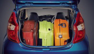 Hyundai Eon - Luggage space