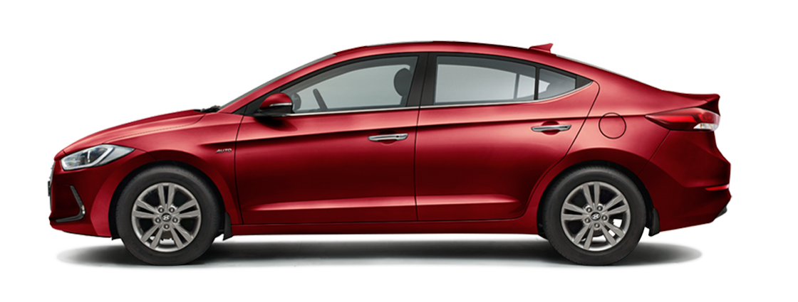 Hyundai Elantra Fiery Red